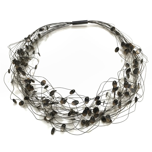 Collar Soho Plata Negra