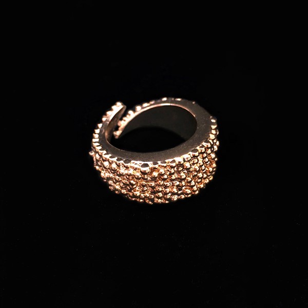 Anillo Caviar M Bronce Rosa