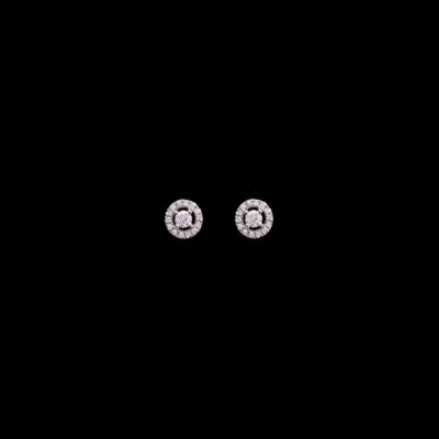 Pendientes Forever de oro y diamantes Sol