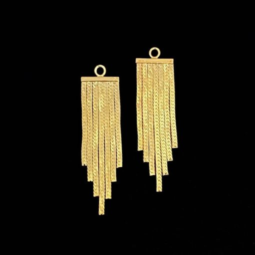 Charms Mistura de plata dorada Cadenas
