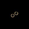 Pendientes Mistura de plata dorada Aros