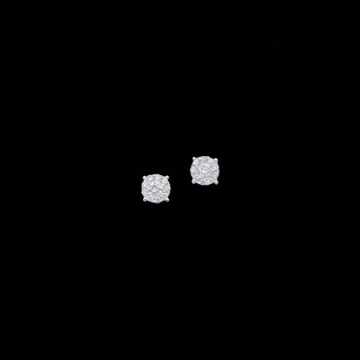 Pendientes Forever de oro blanco y diamantes Luminosity