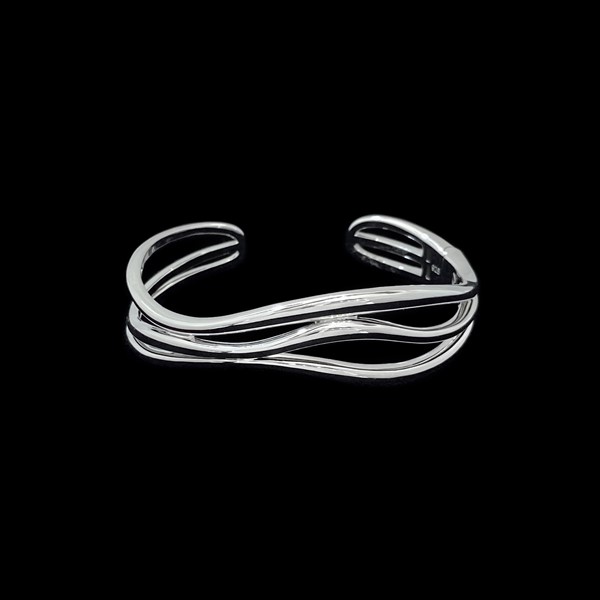 Brazalete Liquid de plata Woda