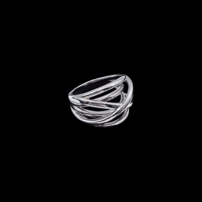 Anillo Liquid de plata Vann