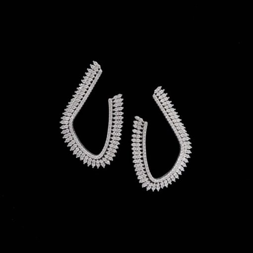 Pendientes Eternity de plata Spinato