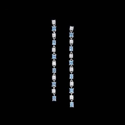 Pendientes Eternity de plata Fiume