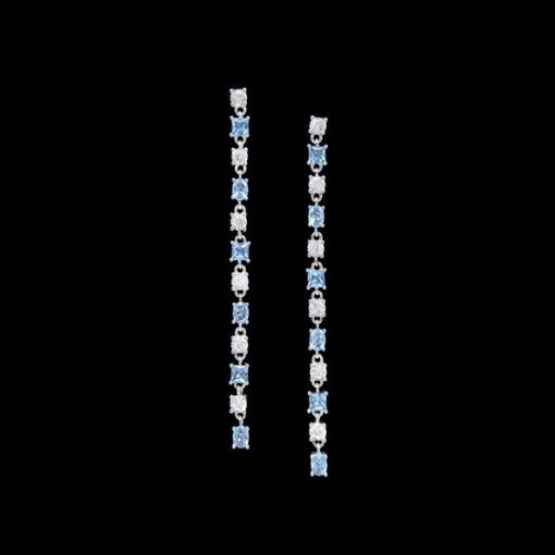Pendientes Eternity de plata Fiume