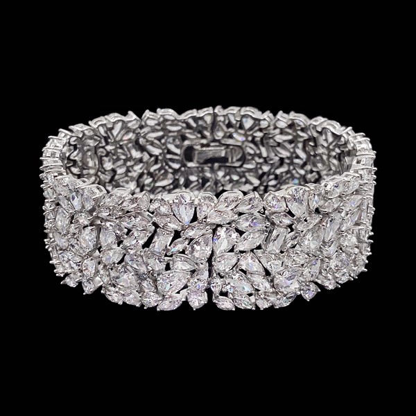 Pulsera Eternity de plata Caramelle