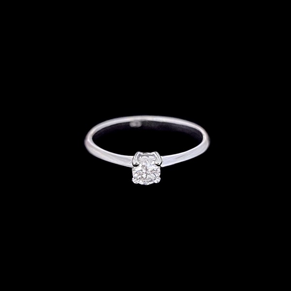 Anillo Forever de oro blanco y diamante Light 0.35