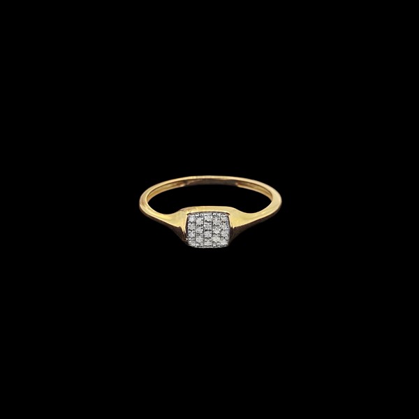 Anillo Eggo de oro y diamantes Seaal