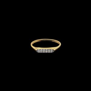 Anillo Eggo de oro y diamantes Signett