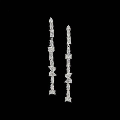 Pendientes Eternity de plata Multiplo