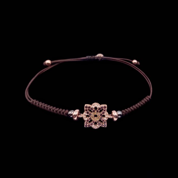 Pulsera Havana de plata rosa Guanabo