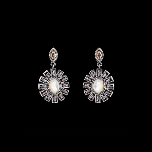 Pendientes Enigma de plata y nácar Magia