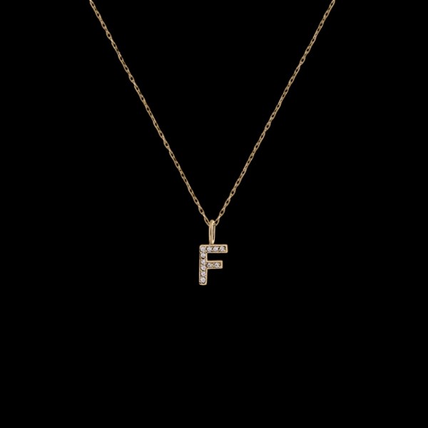 Colgante Petite de oro Letra