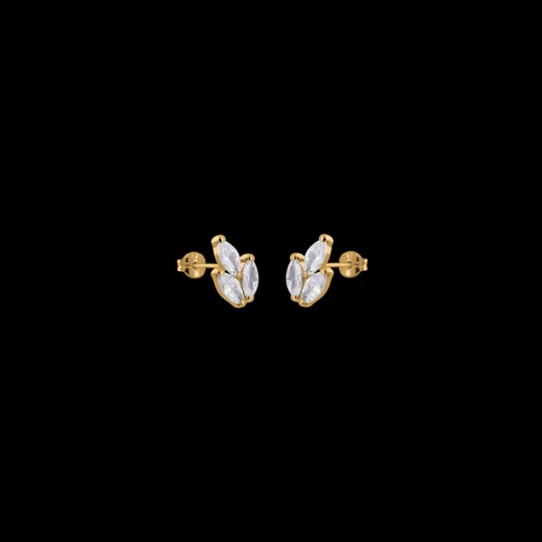 Pendientes Petite de oro Bordelaise
