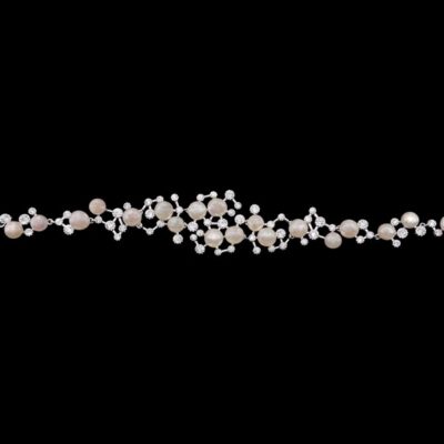 Pulsera Lido de plata y perlas Atomi