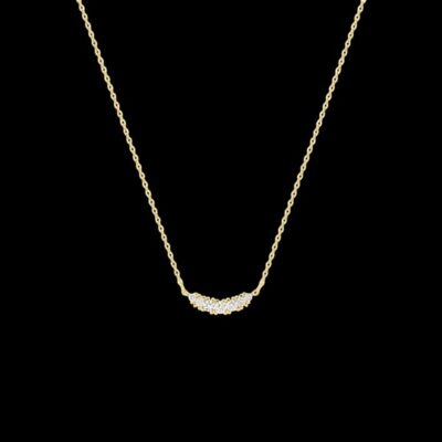 Colgante Petite de oro y diamantes Marin
