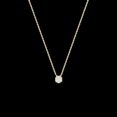 Colgante Petite de oro y diamantes Nordet