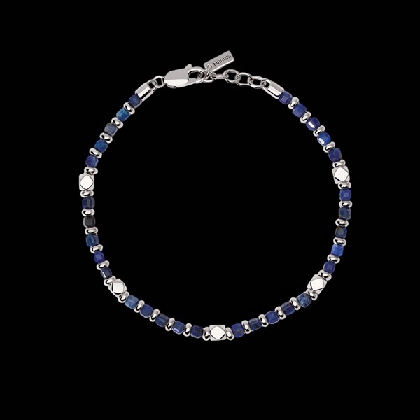 Pulsera Dandy de plata y sodalita Edwin