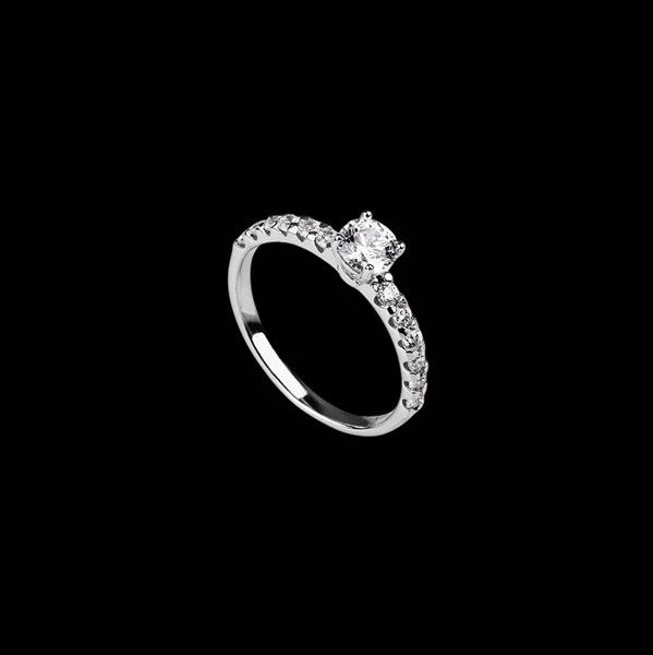 Anillo Eternity de plata Aurora