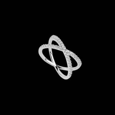 Anillo Eternity de plata Nodo