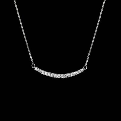 Collar Eternity de plata Sorriso