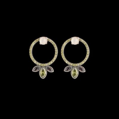 Pendientes Enigma de plata Desafío