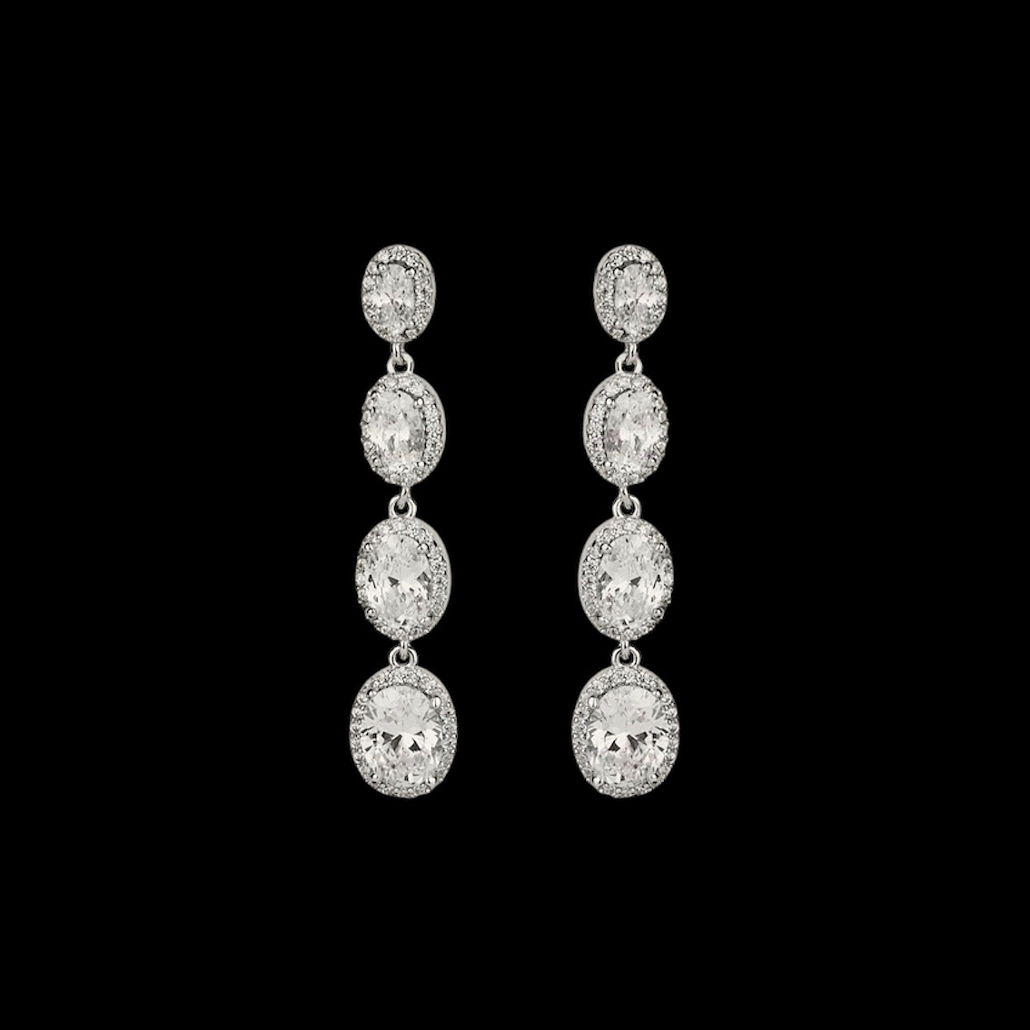 Pendientes Eternity de plata Ciclo