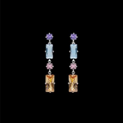 Pendientes Gina de plata Giovani