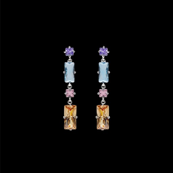 Pendientes Gina de plata Giovani