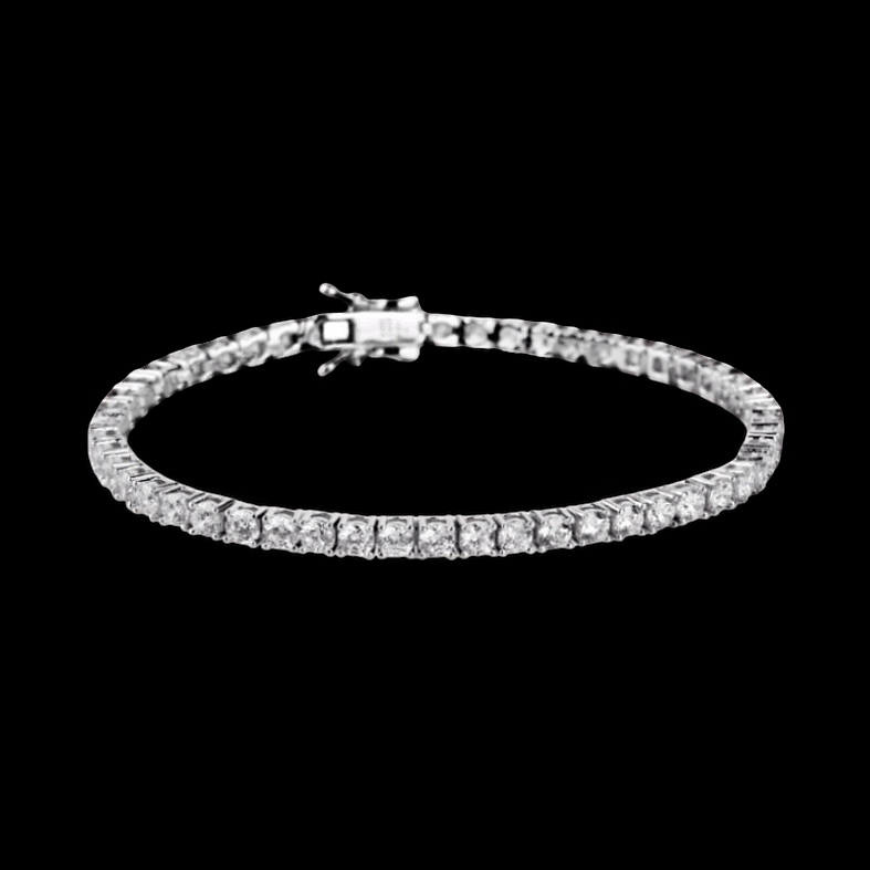 Pulsera Eternity de plata Riviere