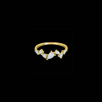 Anillo Petite de oro y diamantes Matinière