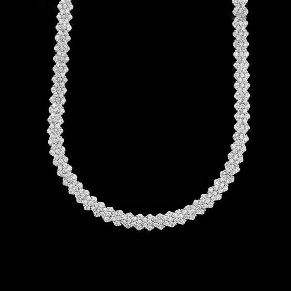 Collar Eternity de plata Grazia