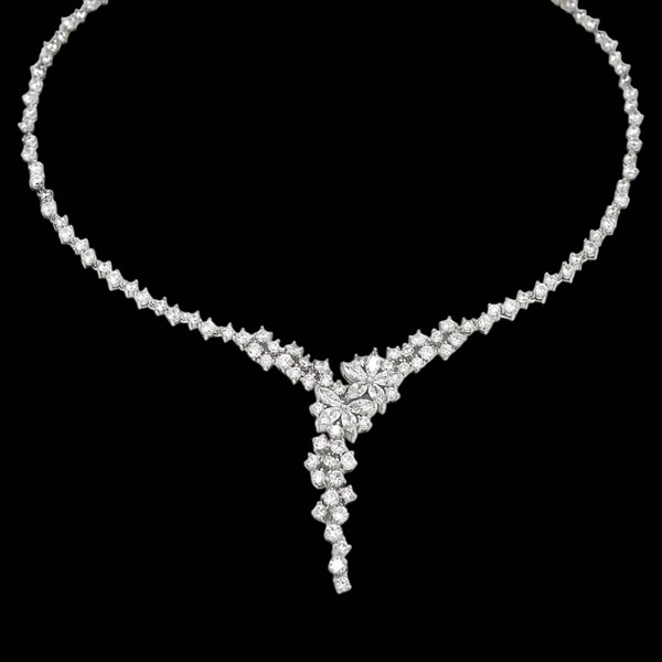 Collar Eternity de plata Regina