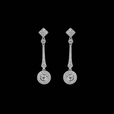 Pendientes Lido de plata Lino