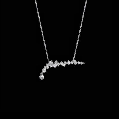 Collar Eternity de plata Raggiera