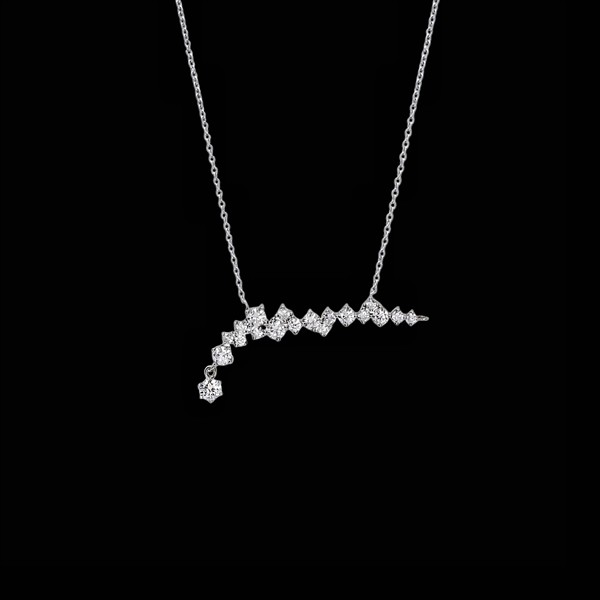 Collar Eternity de plata Raggiera