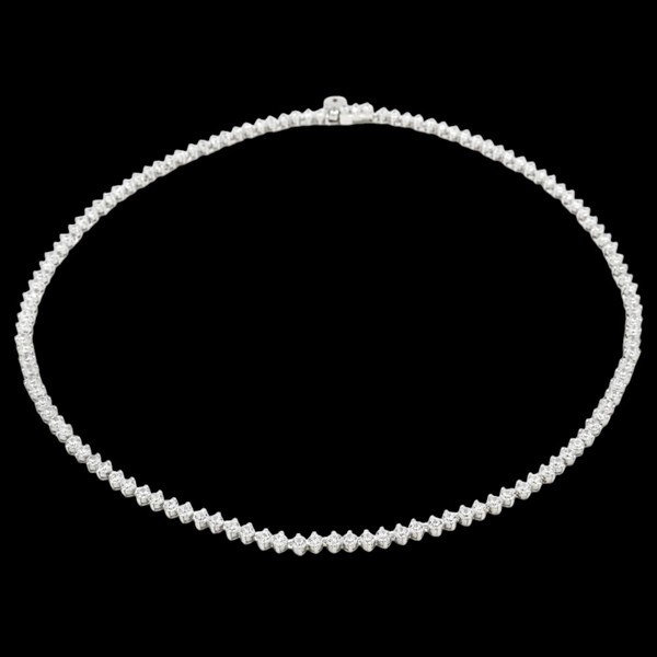 Collar Eternity de plata Riviera