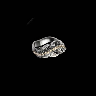 Anillo Enigma Plata Pluma