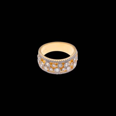 Anillo Lido de plata dorada Alonzo