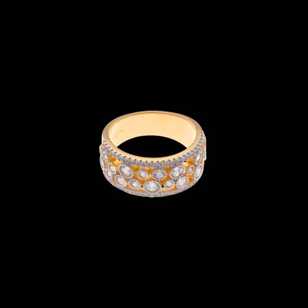 Anillo Lido de plata dorada Alonzo Anillo Lido de plata dorada Alonzo