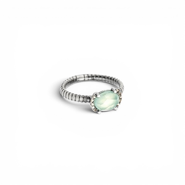Anillo Premium Plata Rosa