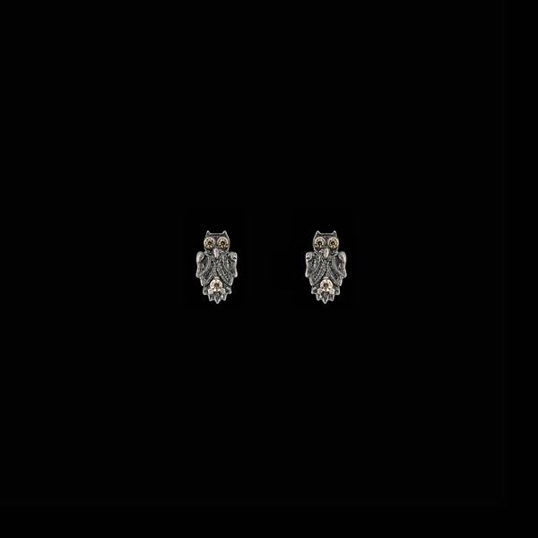 Pendientes Enigma de plata Búho Pendientes Enigma de plata Búho