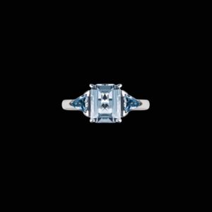 Anillo Gina de plata y topacio sky y London Miracolo