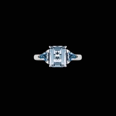 Anillo Gina de plata y topacio sky y London Miracolo