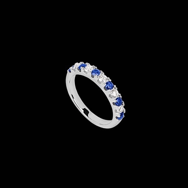 Anillo Musa de plata y circonitas zafiro Fleming Anillo Musa de plata y circonitas zafiro Fleming